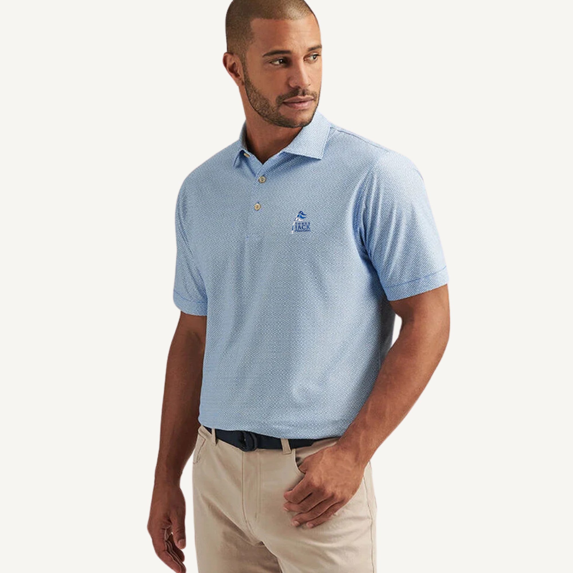 Three Jack National Peter Millar Polo